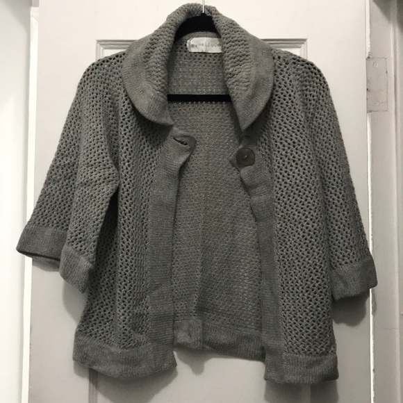 Sweetface 3/4 Sleeve Mesh Cardigan, Size S - Picture 1 of 5